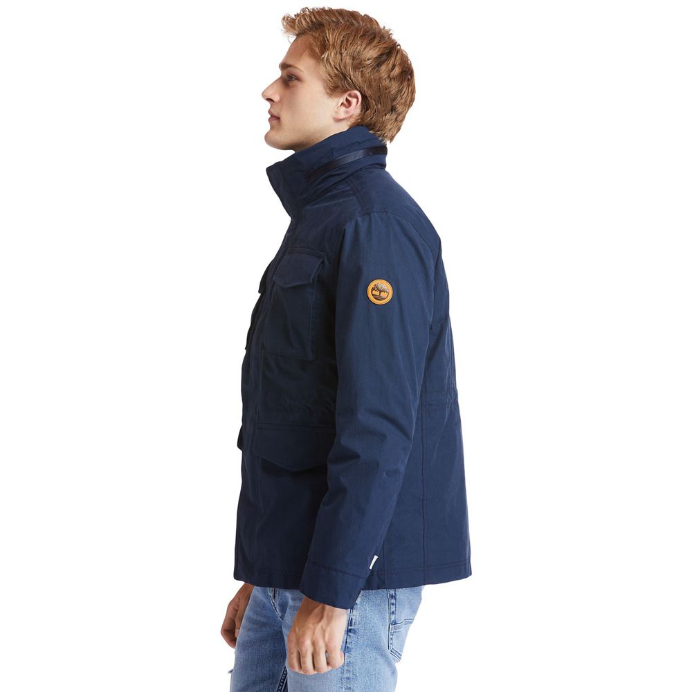 Chaquetas Timberland Argentina Hombre - Snowdon Peak 3-In-1 M65 Waterproof - Azul Marino - KOCSXQ-46